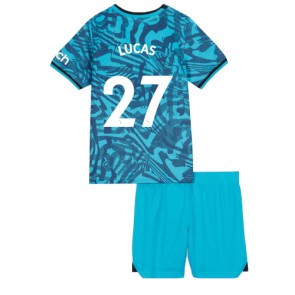 Tottenham Hotspur Lucas Moura #27 babykläder Tredje Tröja barn 2022-23 Korta ärmar (+ Korta byxor)